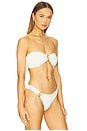 view 2 of 5 Calypso Bikini Top in Coconut Swirl