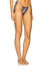 view 2 of 4 Whit Bikini Bottom in Navy Palm