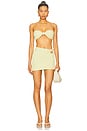 view 4 of 4 Noah Bikini Top in Lemon