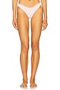 view 1 of 4 Gene Bikini Bottom in Textured Pink