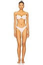 view 4 of 4 Gene Bikini Bottom in Textured Pink