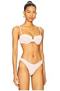 view 2 of 5 Georgie Bikini Top in Textured Pink