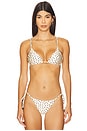 view 1 of 5 Emerson Bikini Top in Ivory Domino