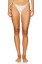 view 1 of 5 Eadie Bikini Bottom in Ivory Domino