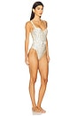 view 2 of 4 Freya Full Piece Swimsuit in Ivory Domino
