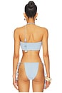 view 3 of 4 Eleanor Halter Bikini Top in Skylar