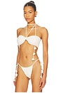 view 2 of 4 Eleanor Halter Bikini Top in Dove