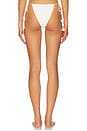view 3 of 4 Elisa Side Tie Bikini Bottom in Dove