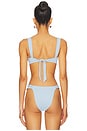 view 3 of 4 Josephine Underwire Bikini Top in Skylar