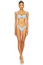 view 4 of 4 Josephine Underwire Bikini Top in Skylar