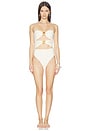 view 1 of 3 Amii Lurex One Piece in Pebble