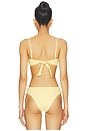 view 3 of 5 TOP BIKINI BANDA POPPY in Lemondrop