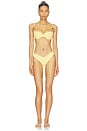 view 4 of 5 TOP BIKINI BANDA POPPY in Lemondrop
