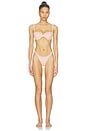 view 4 of 5 BAS DE MAILLOT DE BAIN AUDREY in Rose Cream