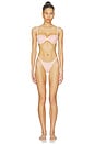 view 4 of 5 HAUT DE MAILLOT DE BAIN AVA in Rose Cream