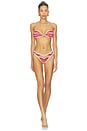 view 4 of 5 Shayla Bikini Bottom in Berry