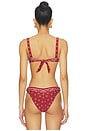 view 3 of 4 Lara Bikini Top in Merlot