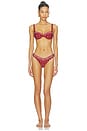 view 4 of 4 Larissa Bikini Bottom in Merlot