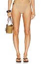 view 1 of 5 Helen Bikini Bottom in Gold Shimmer