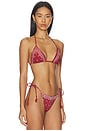 view 2 of 4 Elis Bikini Top in Merlot