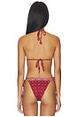 view 3 of 4 Elis Bikini Top in Merlot