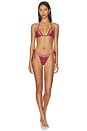 view 4 of 5 Eadie Bikini Bottom in Merlot