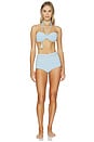 view 4 of 4 Verity Bikini Bottom in Celeste