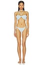 view 4 of 4 Vallie Bikini Bottom in Celeste