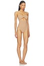 view 2 of 4 Izzie One Piece in Gold Shimmer