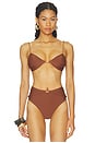 view 1 of 5 Emmie Bikini Top in Umber