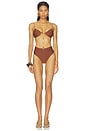 view 4 of 5 Emmie Bikini Top in Umber