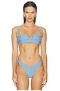 view 1 of 5 Chriselle Bikini Top in Capri
