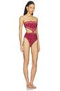 view 2 of 3 MAILLOT DE BAIN 1 PIÈCE REBECCA in Merlot