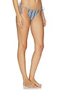 view 2 of 5 Charlie Bikini Bottom in Atlantic