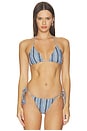 view 1 of 5 Coco Bikini Top in Atlantic