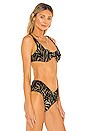 view 2 of 5 HAUT DE MAILLOT DE BAIN ALAIA in Zebra