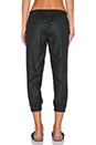 view 3 of 3 Brandy Crop Jogger in Hydrogloss Black