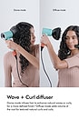 view 10 of 10 SPECIAL EDITION SUPERSONIC NURAL HAIR DRYER 헤어 드라이어 in Strawberry Bronze & Blush Pink