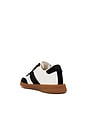 view 3 of 6 Santos Sneakers in Black & White