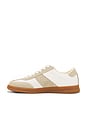view 5 of 7 Santos Sneaker in Beige & White