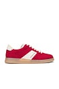 view 1 of 6 Santos Sneaker in Red & Off White