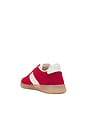 view 3 of 6 Santos Sneaker in Red & Off White