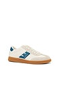 view 2 of 6 Santos Sneaker in Ivory & Dark Teal