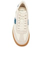 view 4 of 6 Santos Sneaker in Ivory & Dark Teal