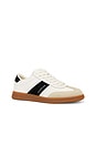view 2 of 6 Santos Sneaker in Off White & Black