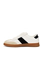 view 5 of 6 Santos Sneaker in Off White & Black