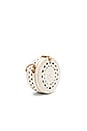 view 3 of 5 Medium Round Classic Bag in White