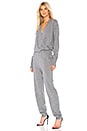 view 2 of 4 Norica Cashmere Jumpsuit in Heather Grey