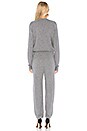 view 3 of 4 Norica Cashmere Jumpsuit in Heather Grey