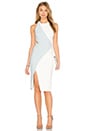 view 1 of 3 Amina Dress in Dew & Ivory